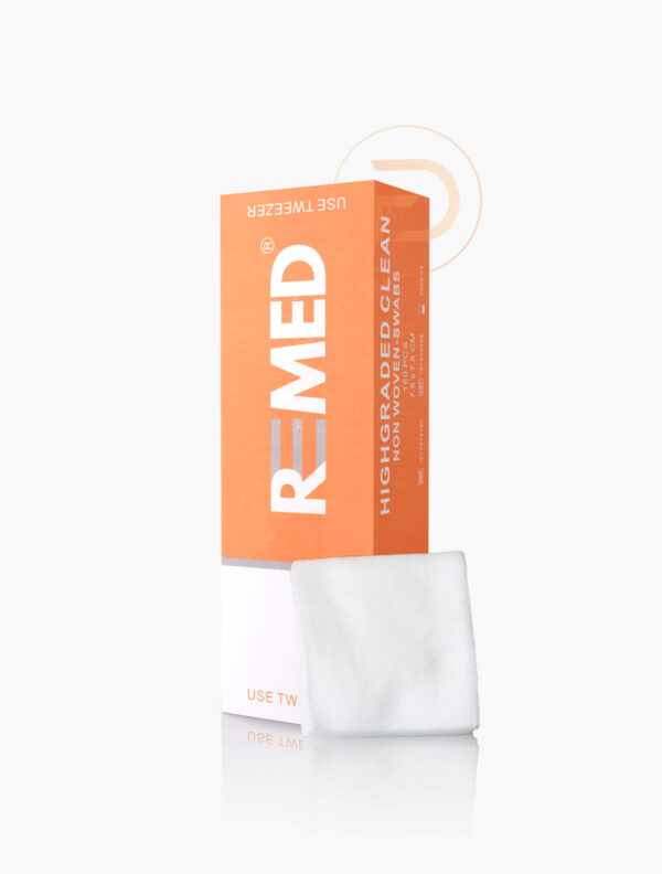 ReMed NonWoven Swabs 7,5x7,5 cm (150-pack) - FillerDepot